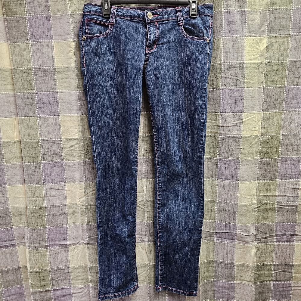 South Pole Jeans *Women's Size 11 * Blue *Rock n Roll Low Rise Skinny *Med Wash